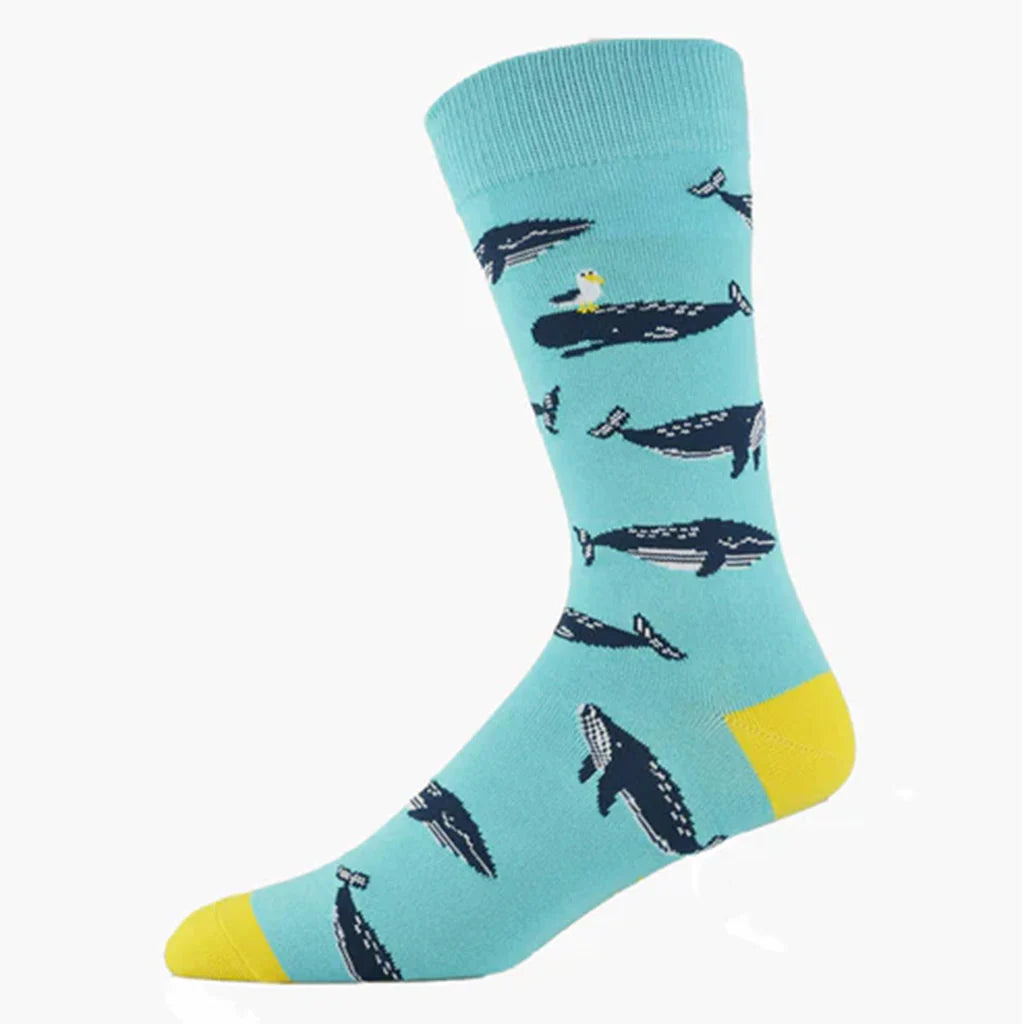 Bamboo Socks - Mody Dick 7-11 Blue