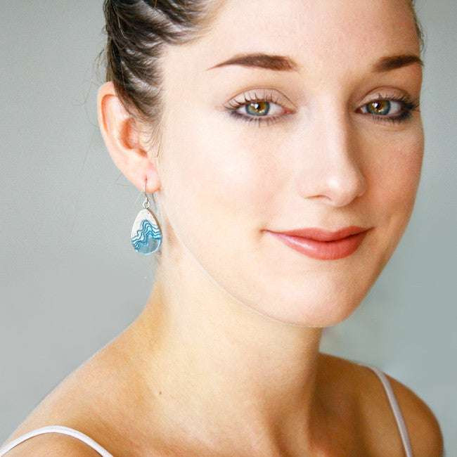 BoldB Earrings - Seashore Aqua