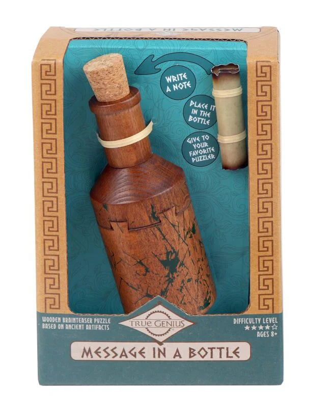 Secret Message in a Bottle Puzzle