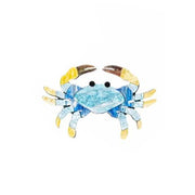 Brooch - Crab Blue