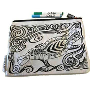 Scribbla Pencil Case and Fabric Pen Set - Platypus