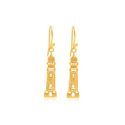 Cape Leeuwin Long Drop Gold Earrings