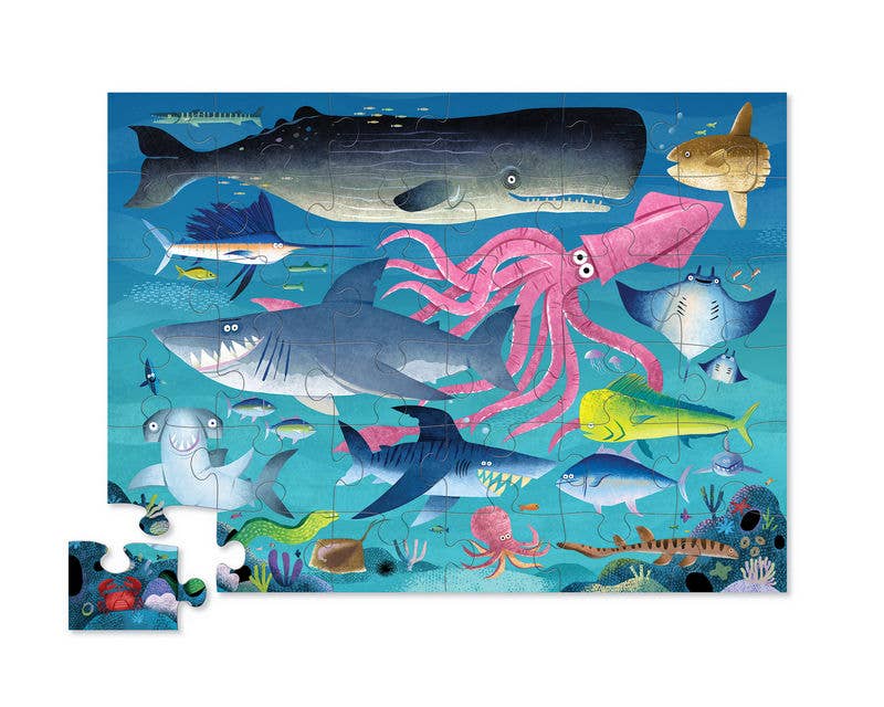 Classic Floor Puzzle 36 pc - Shark Reef - Tiger Tribe