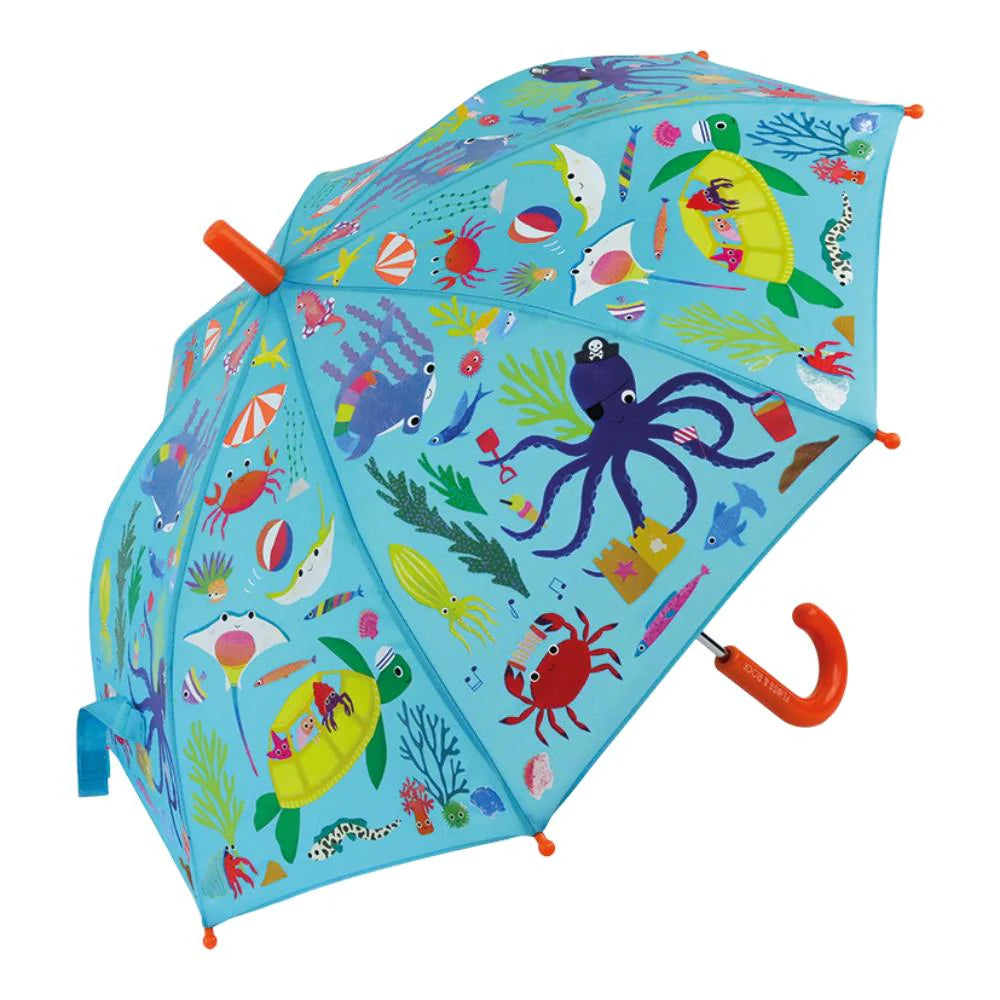 Colour Changing Ocean Blue Umbrella - Kids