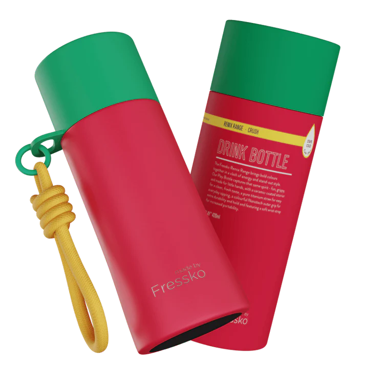 Fressko Play Bottle Ceramic Crush Red 420ml