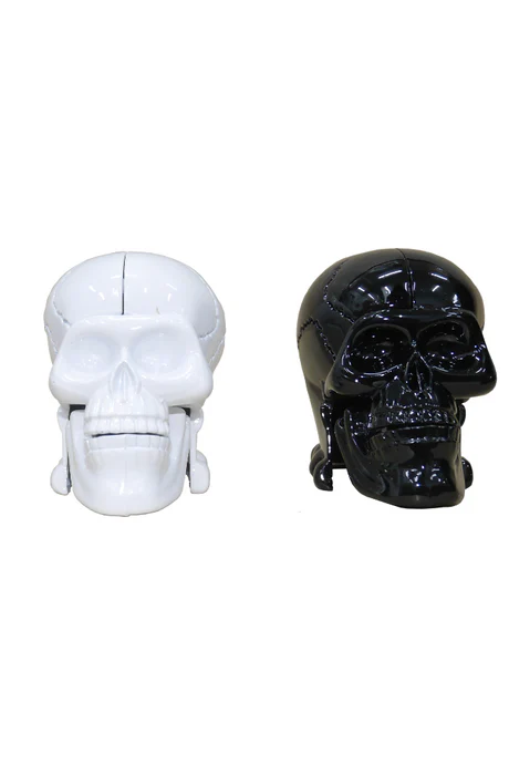 Die Cast Pencil Sharpener - Black Skull
