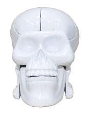 Die Cast Pencil Sharpener - White Skull