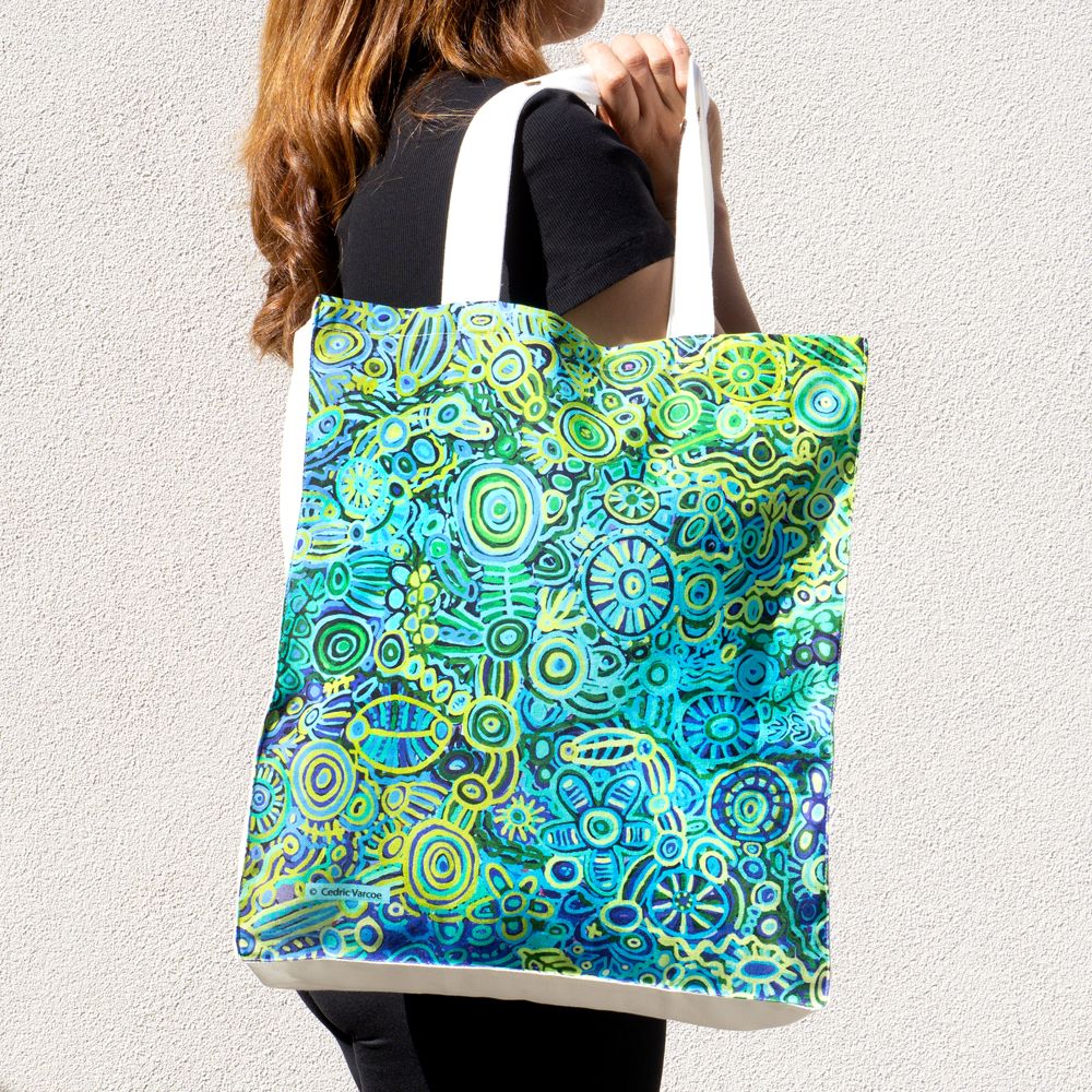 Digital Foldable Cotton Bag 34.5x41x7cm CVA748 Cedric Varcoe