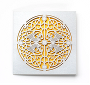 The Galloway Hoard Greeting Card - Papercut Disc Brooch