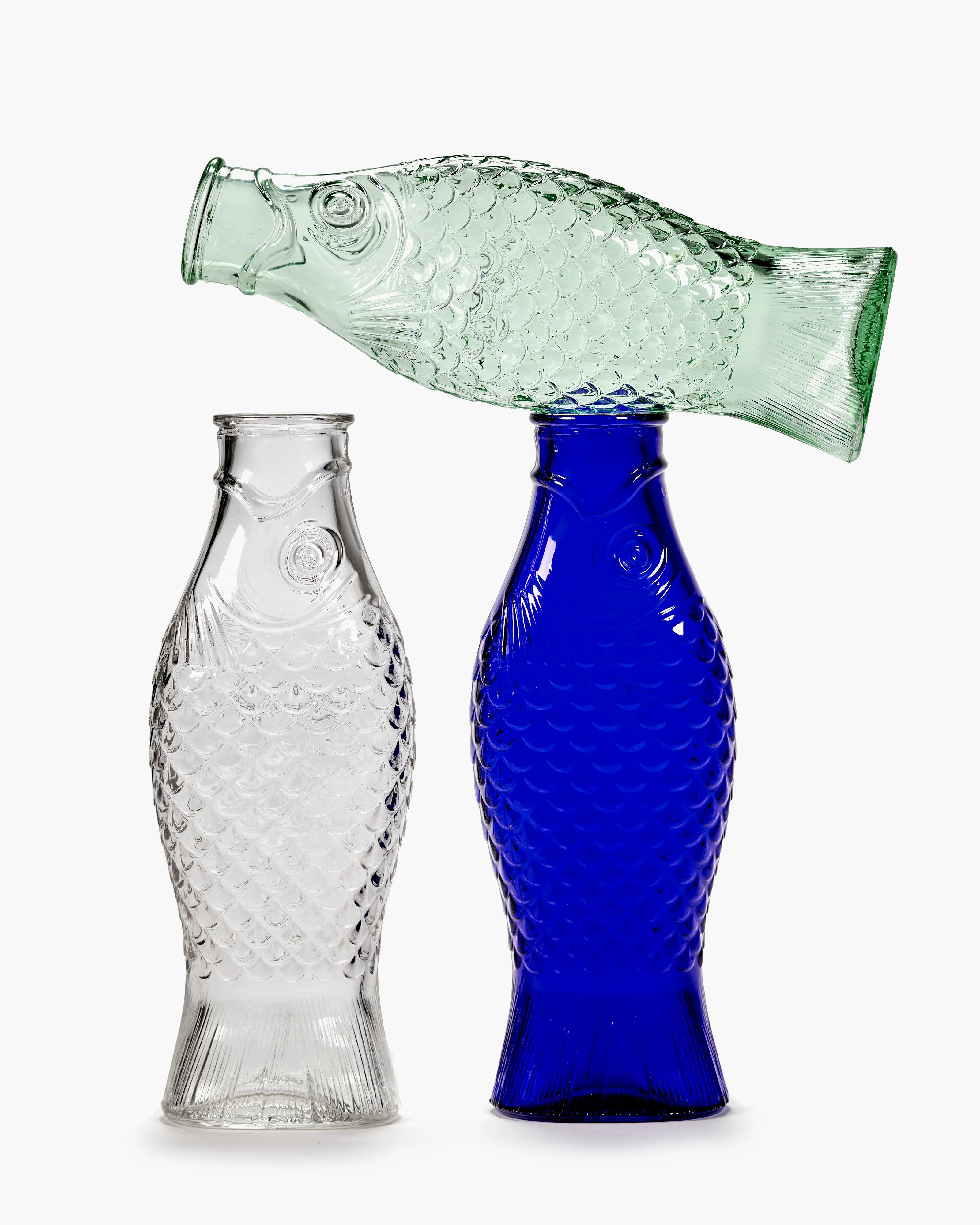 Serax Paola Navone Carafe Fish & Fish - Cobalt