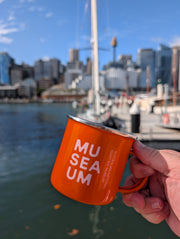 Museum Enamel Mug - Orange