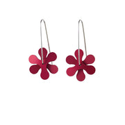 F!NK Earrings Propeller Curve Red