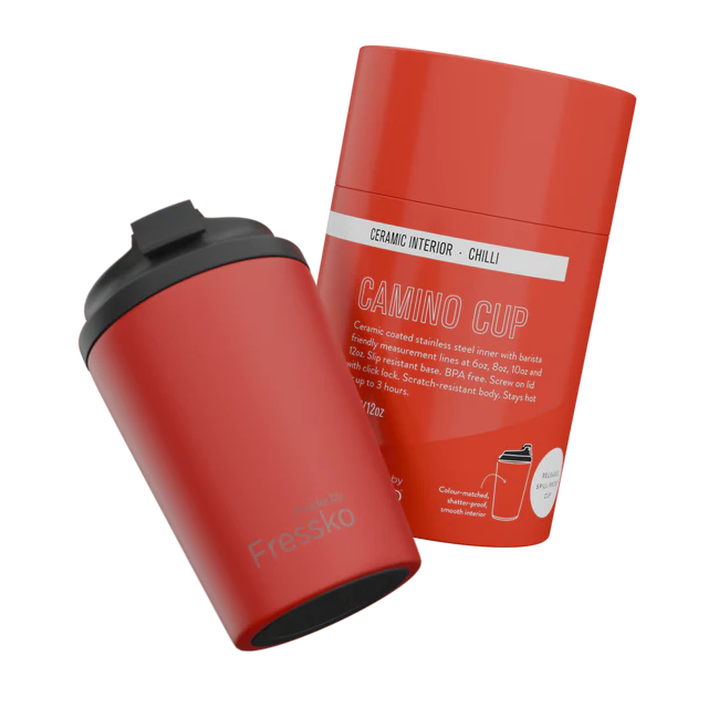Fressko Camino Cup 12oz Ceramic - Chilli
