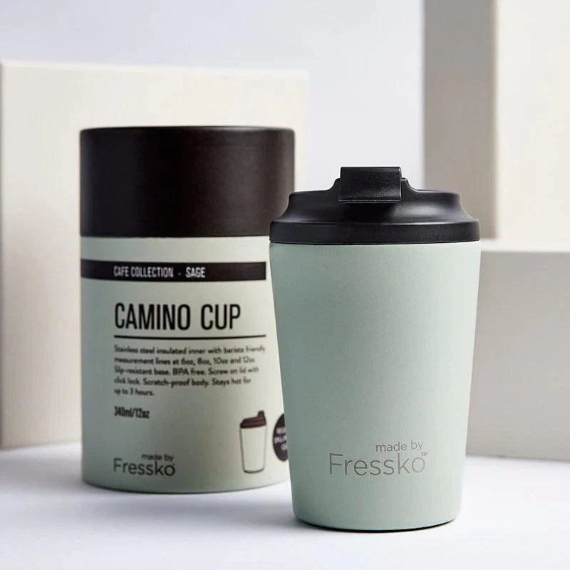 Fressko Camino Cup Stainless Steel 340ml Sage