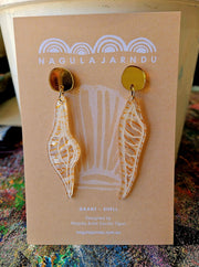 Nagula Jarndu Earrings Gaanj (Shells) - Cecelia Tigan