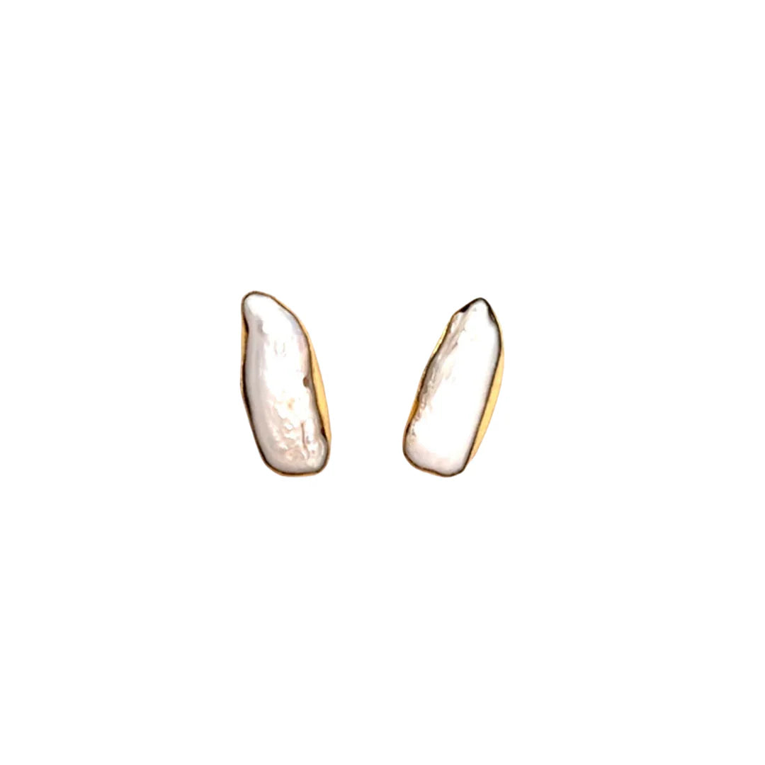 Gemajesty Charlotte 1 Tier Earrings - Baroque Pearl