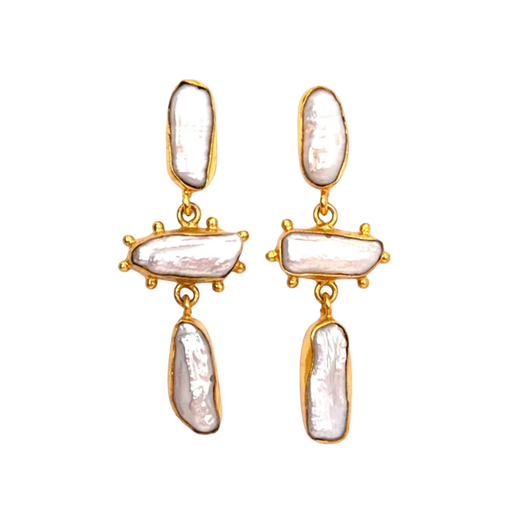 Gemajesty Kate Earrings - Pearl