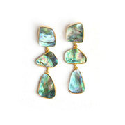 Gemajesty Pava Earrings - Abalone Shell