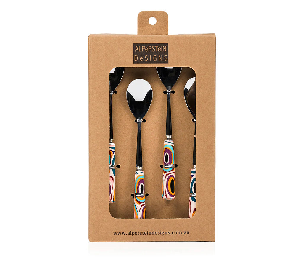 Gladys Kuru Bidu Teaspoons Set of 4 - Martumili Artists