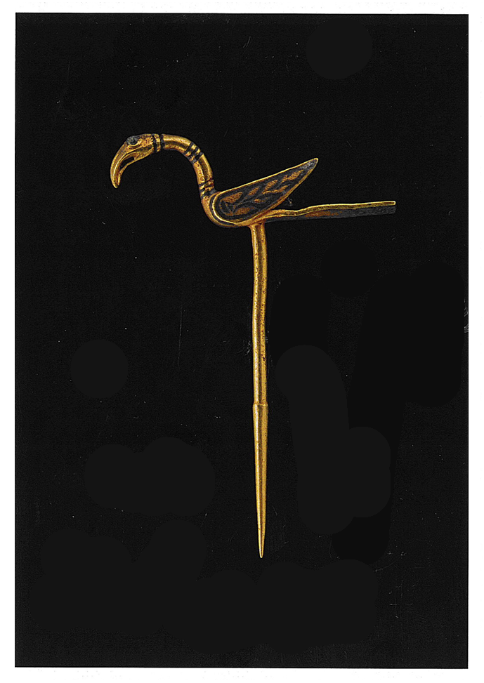 Postcard - The Galloway Hoard - Gold Bird Pin