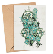 Greeting Card - Anemones