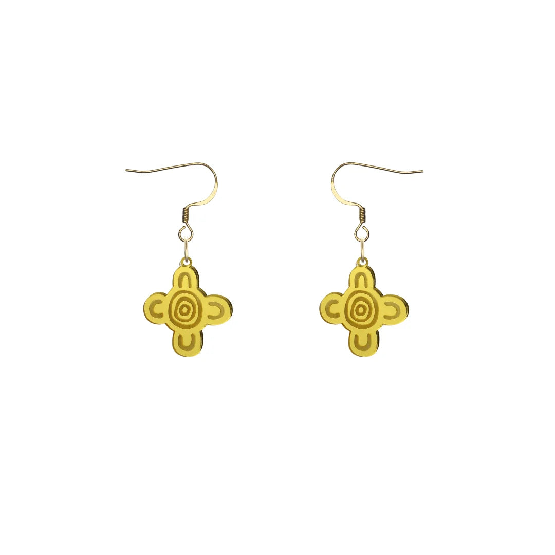 Haus of Dizzy Blak Collection - 'Meeting Place' Mirror Earrings