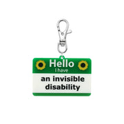 Haus of Dizzy Invisible Disability Double Sided Lanyard Tag