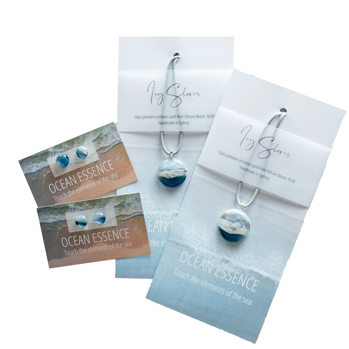 Ocean Essence Icy Shores Stud Earrings