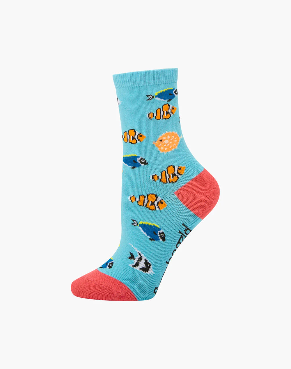 Bamboo Socks - Aquarium - Kids Sky Blue
