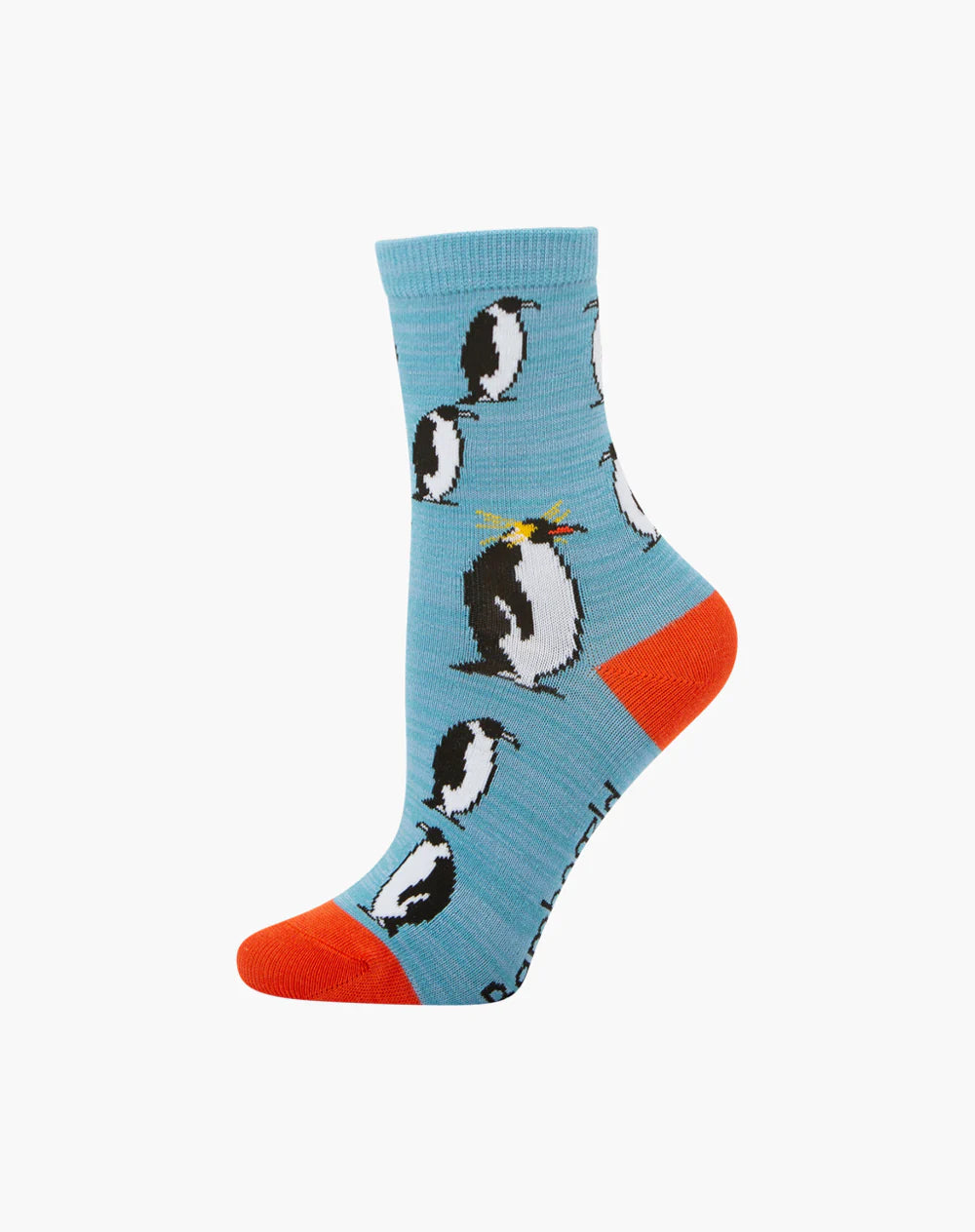 Bamboo Socks - Penguin - Kids Blue
