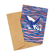 Leaping Whale Greeting Card