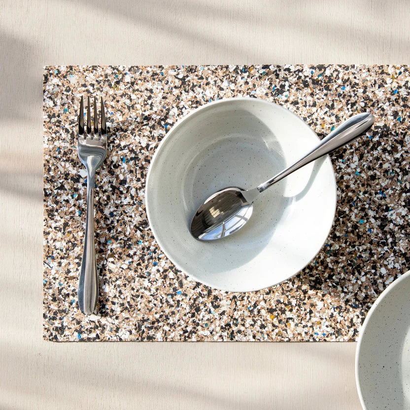 Love Liga Beach Clean Cork Placemats Rectangle Set of 4