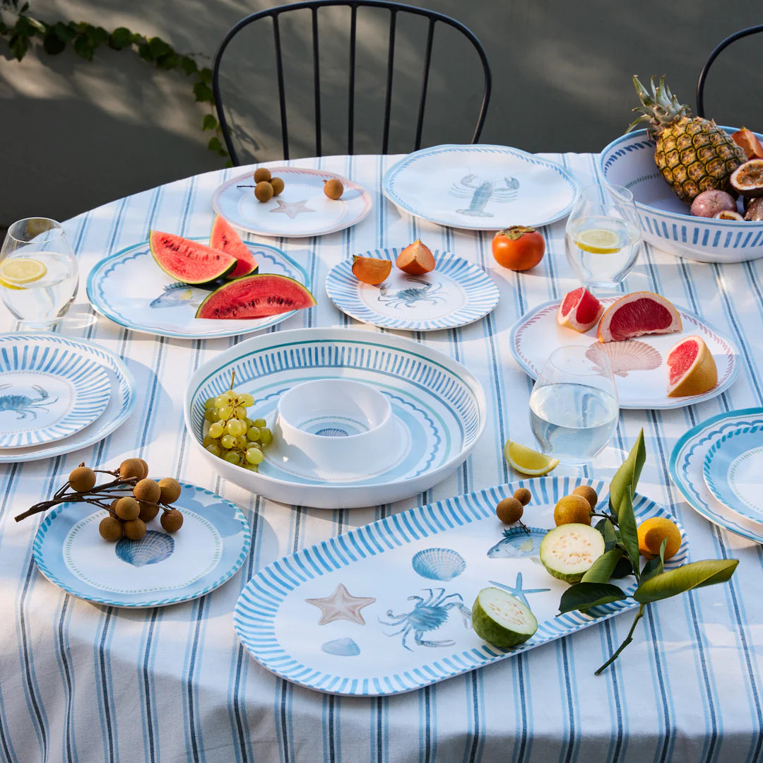 La Mer Cockle Melamine Small Plate