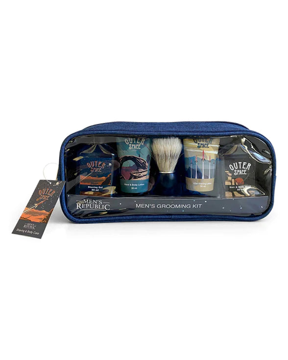 Men's Grooming Kit - 5 PC Cleans & Shave Kit