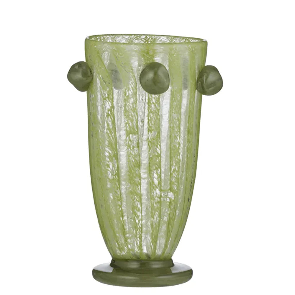 Marcia Glass Vase 18x18x29cm Olive - Coast to Coast