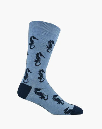 Bamboo Socks - Sea Horse - 7-11