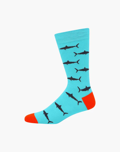 Bamboo Socks - Sharks 7-11 Blue