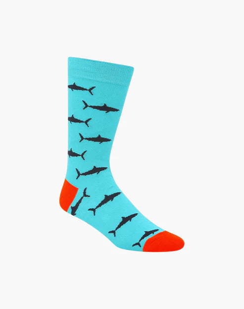 Bamboo Socks - Sharks 7-11 Blue