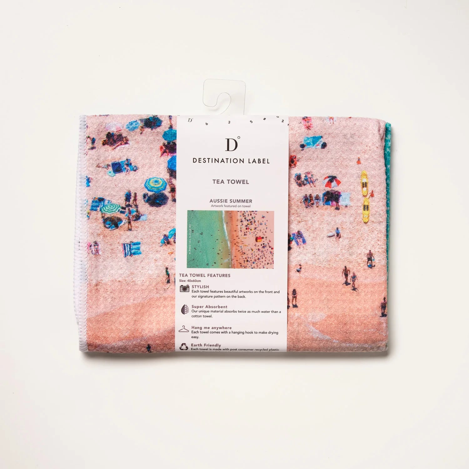 Microfibre Tea Towel - Aussie Summer