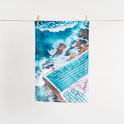 Microfibre Tea Towel - Icebergs Summer