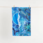 Microfibre Tea Towel - Turtle Moon