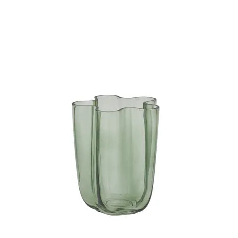 Miranda Glass Vase 15x20cm Mint - Coast to Coast