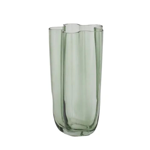 Miranda Glass Vase 15x31cm Mint - Coast to Coast