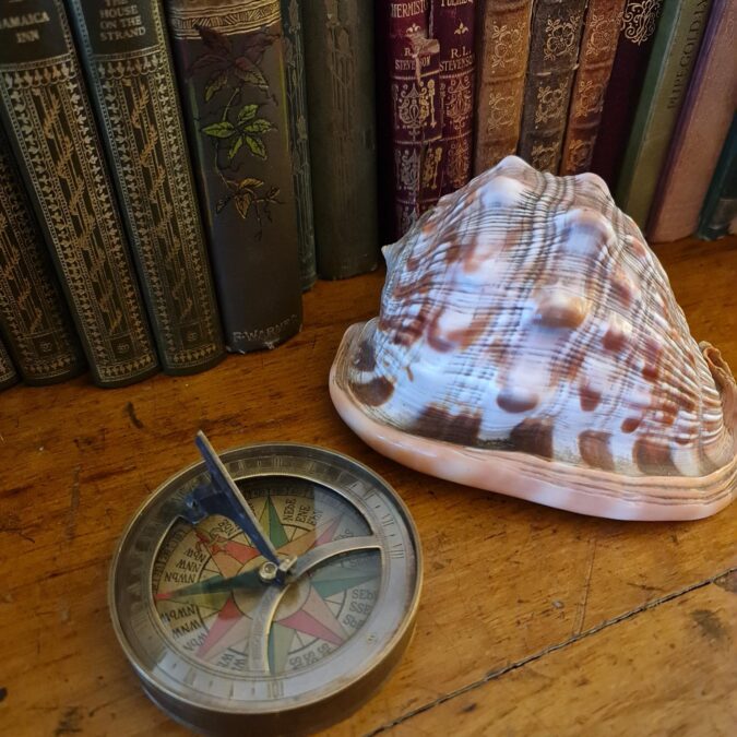 Bronze Sundial Compass