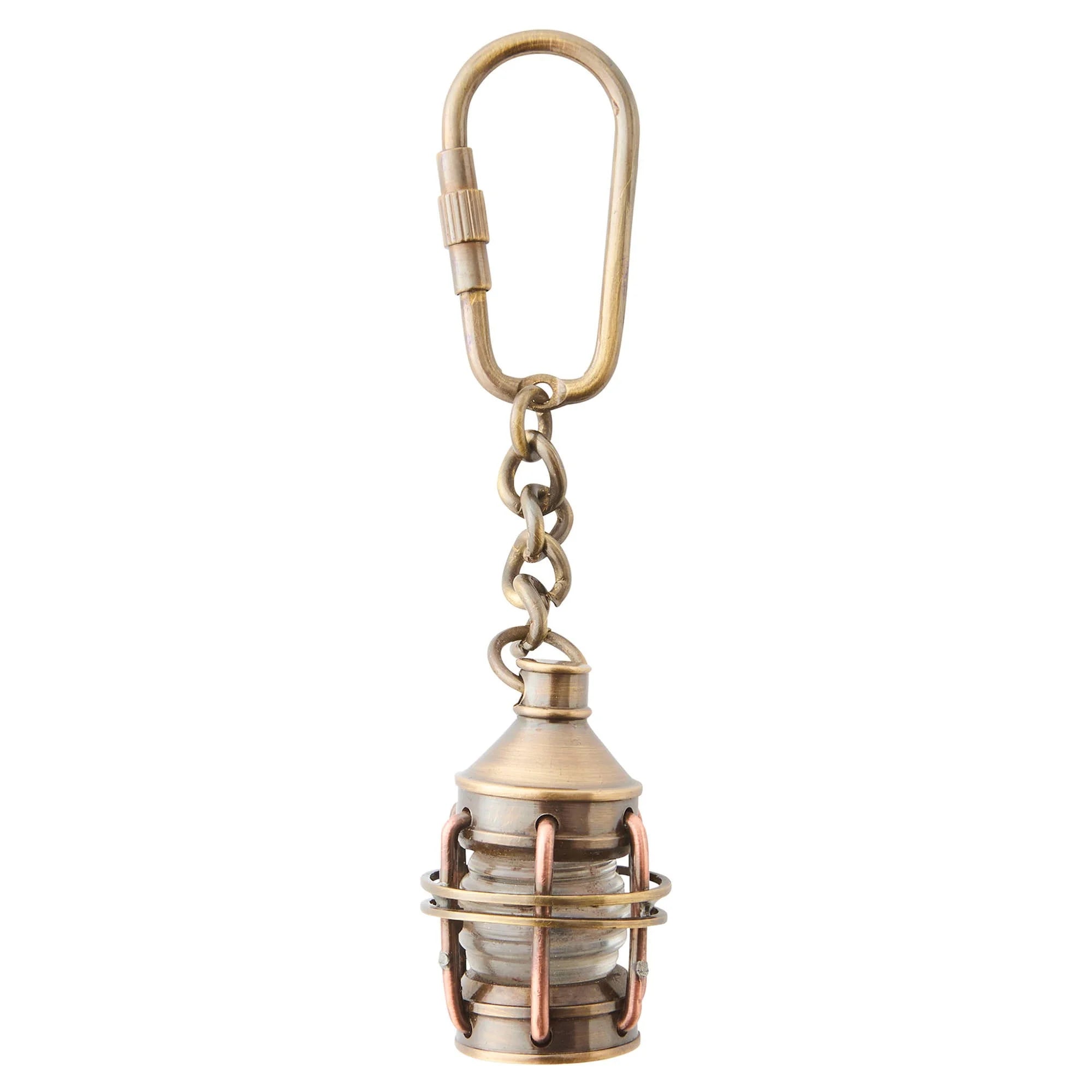 Paradox Nautical Brass Keyring Lantern