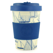 Bamboo Travel Mug 400ml - Nautigo 'Sail Away'