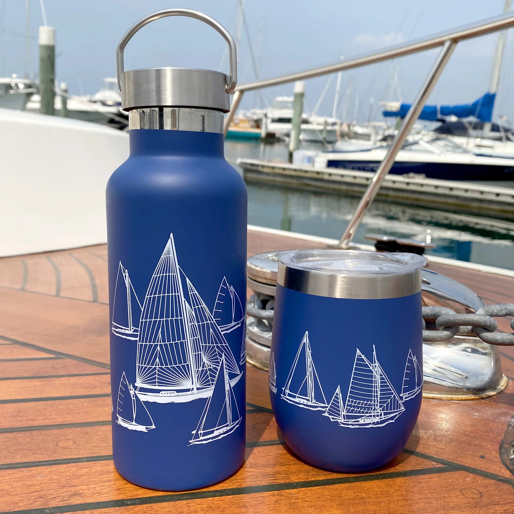 Insulated Travel Cup NautiGo 'Sail Away'