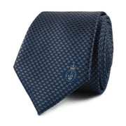 Navy Houndstooth Tie