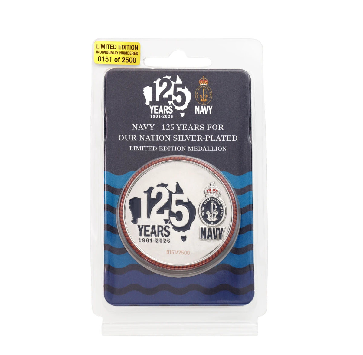 Navy - 125 Years For Our Nation Limited Edition Medallion