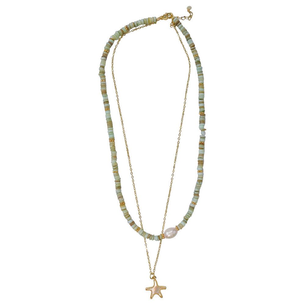 Necklace Pearl Starfish